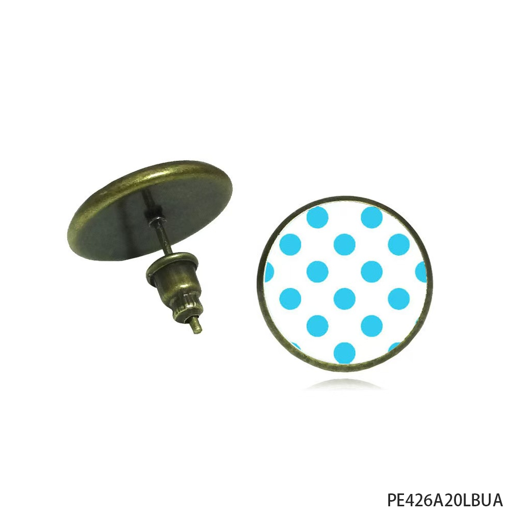 Women'S Accessories In The 1950S - PESENAR 1950s Style Blue White Polka