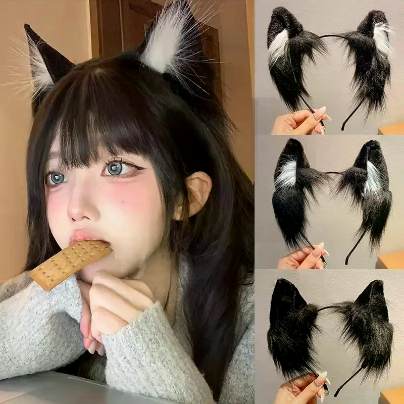 Women'S Accessories Gift Ideas - Plush Cat Ear Headband for Kids