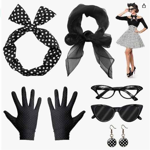 Women'S Accessories In The 1950S - 1950s Vintage Style Women's Bachelor Party