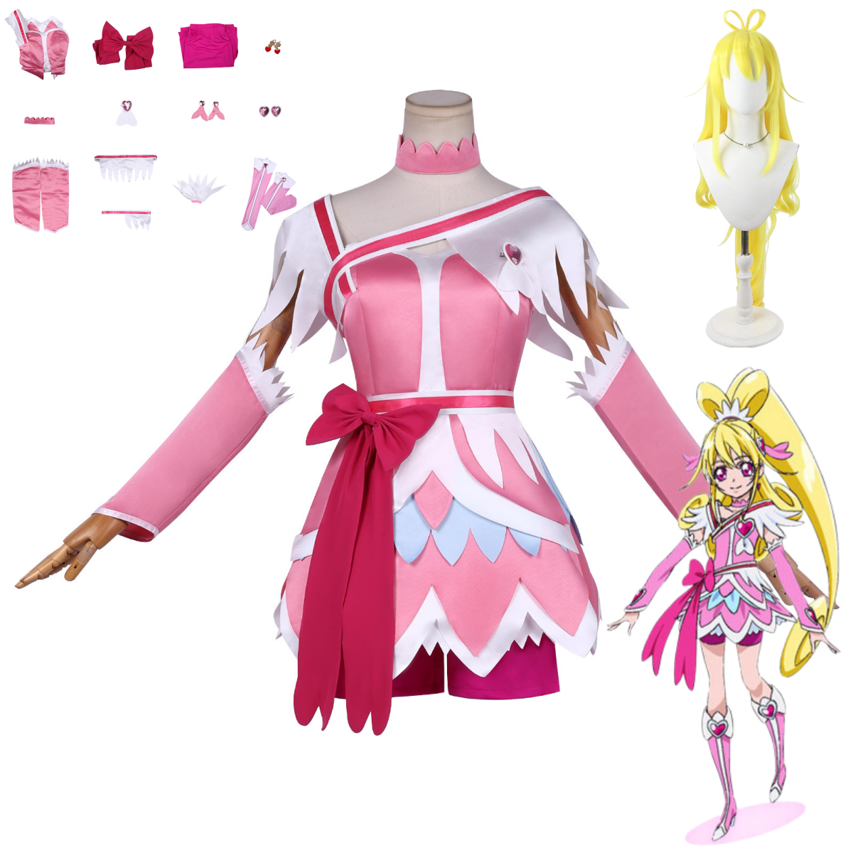 Young Women'S Accessories - Anime Doki Doki! PreCure Cure Heart