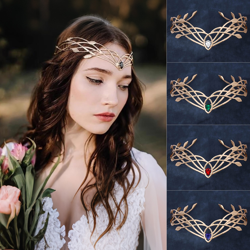 Young Women'S Accessories - Luxury Tiaras Headbands for Women Leaf