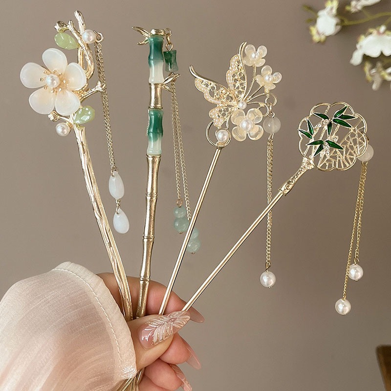 Metal Hairpins Elegant Tempera - Women Accessories Shop review and price