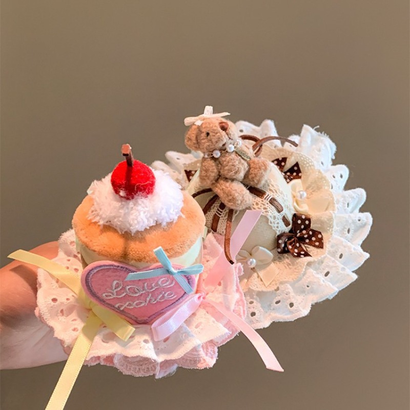 Pink Cherry Cake Hat Hair Clip - Women'S Accessories Gift Ideas review and price