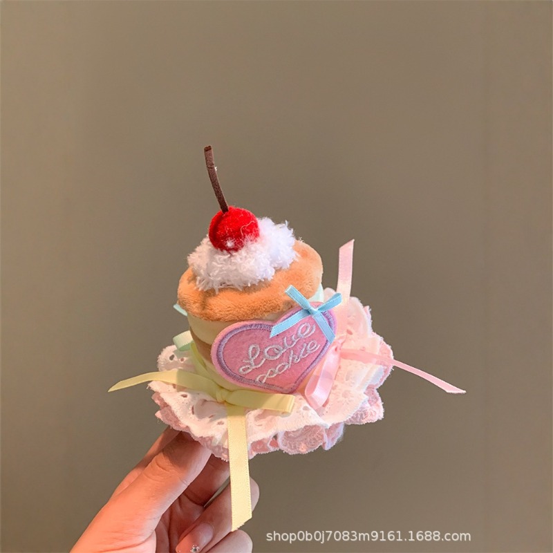 Pink Cherry Cake Hat Hair Clip - Women'S Accessories Gift Ideas review and price