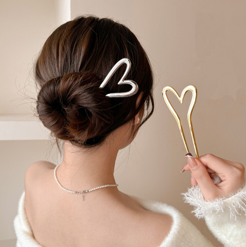 Luxury Metal U Shape Hairpins  - Hair Fork Stick review and price