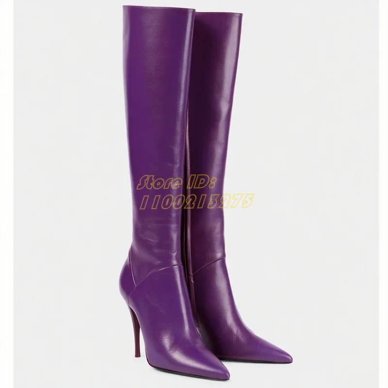 Matte Leather Knee High Boots  - Women'S Accessories Trends 2025 review and price
