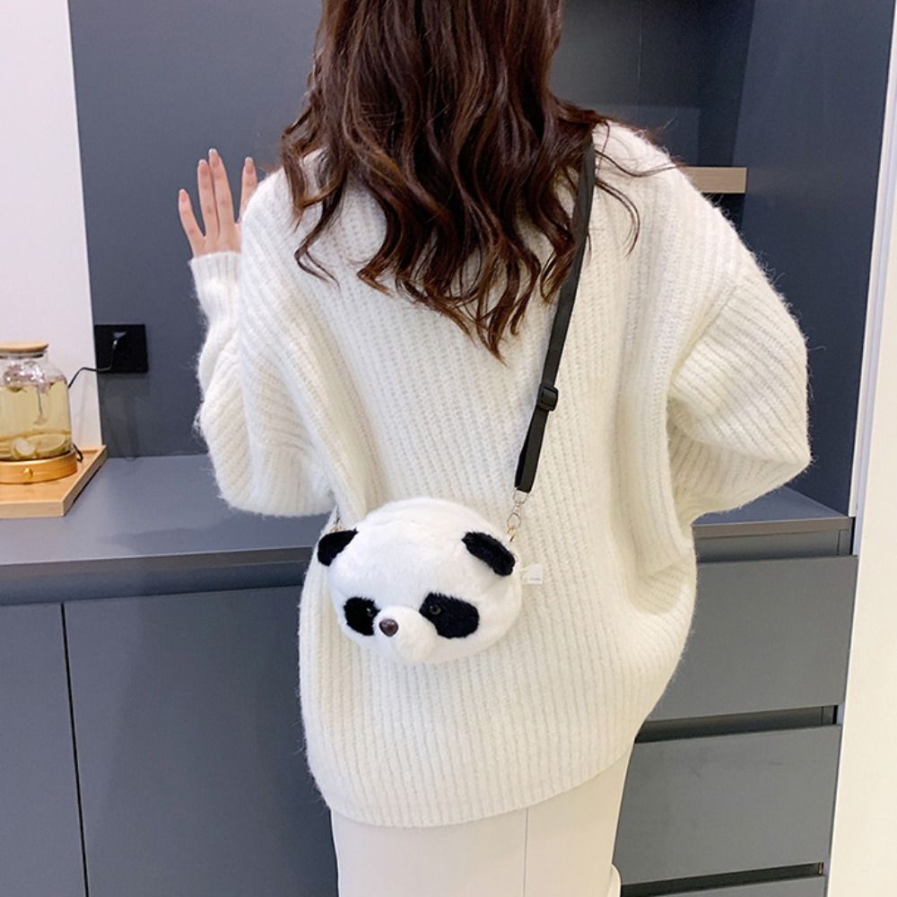 New Soft Fluffy Panda Crossbod - Women'S Accessories Purse review and price