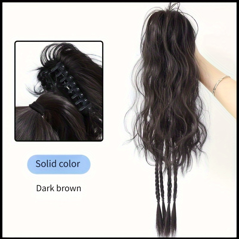 22Inch Synthetic Short Curly C - Hair Claw Clip Set review and price