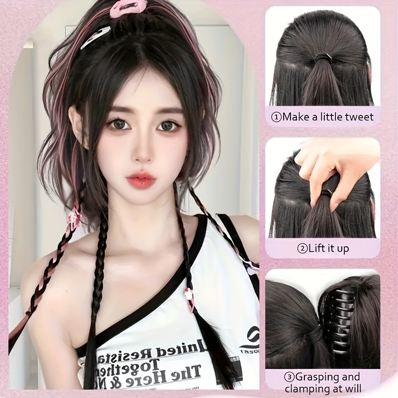 22Inch Synthetic Short Curly C - Hair Claw Clip Set review and price