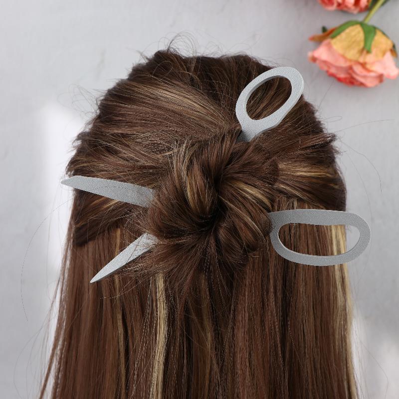 Scissors Shaped Hair Stick Cre - Women Accessories Shop review and price