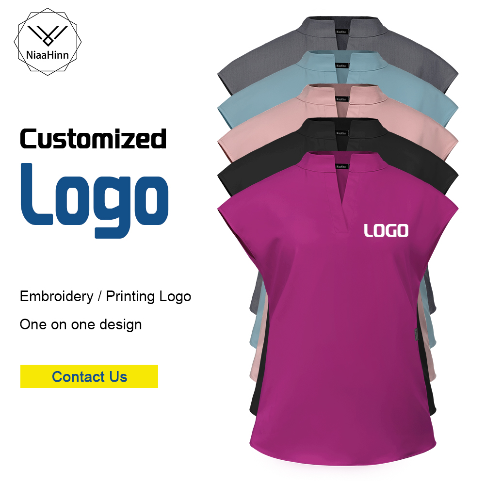 Customized Logo Scrub Uniform  - Women Accessories Logo review and price