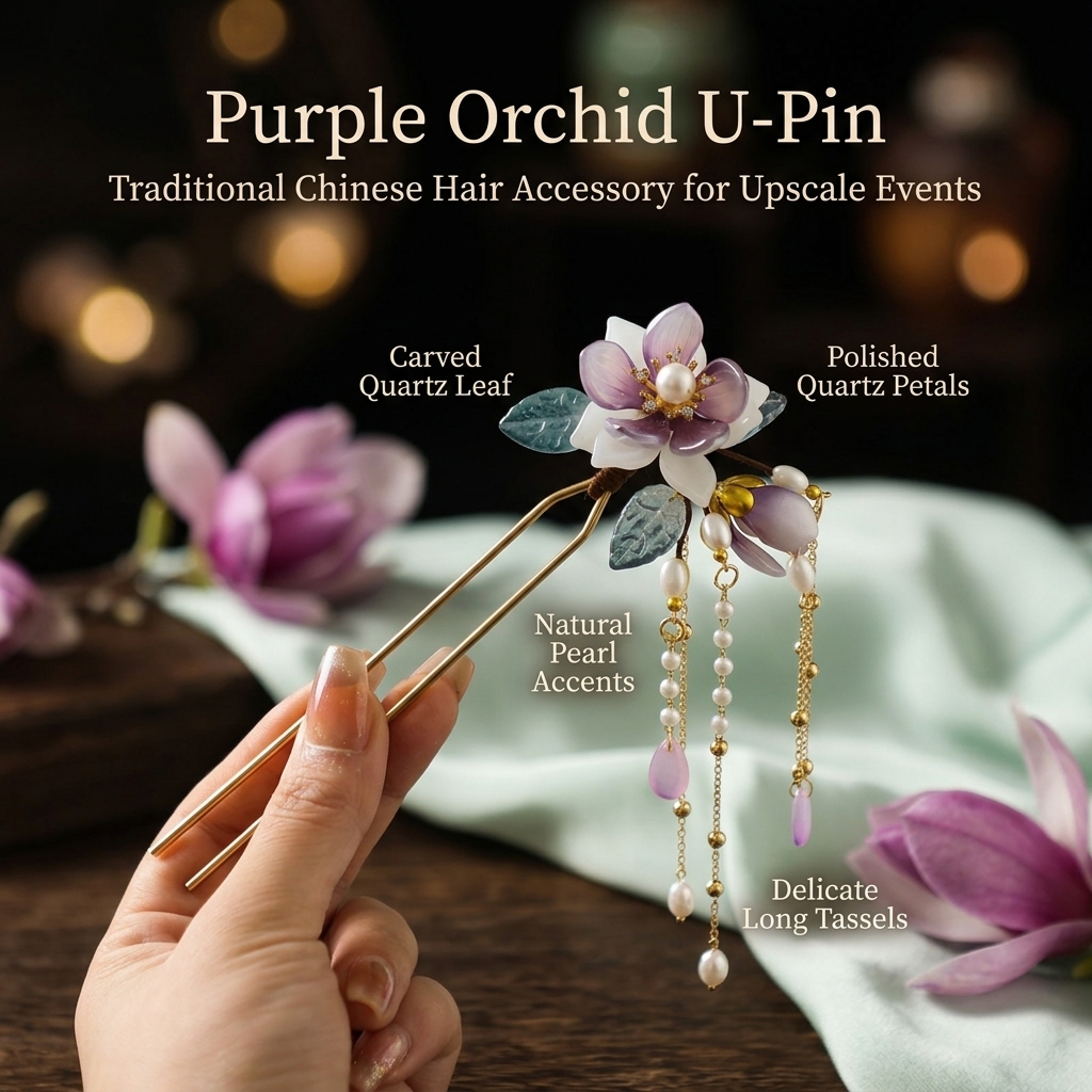 Alloy U Shaped Hair Pin With O - Hair Fork Stick review and price