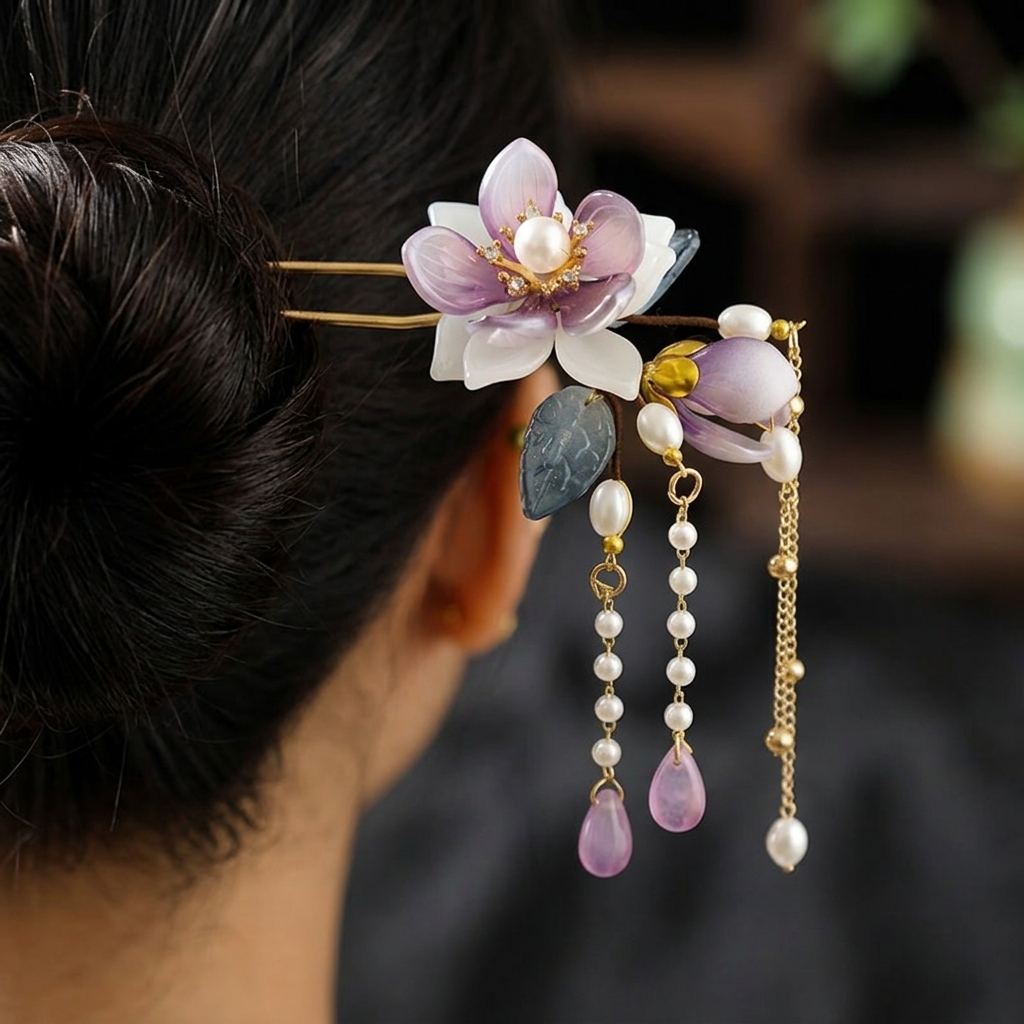 Alloy U Shaped Hair Pin With O - Hair Fork Stick review and price