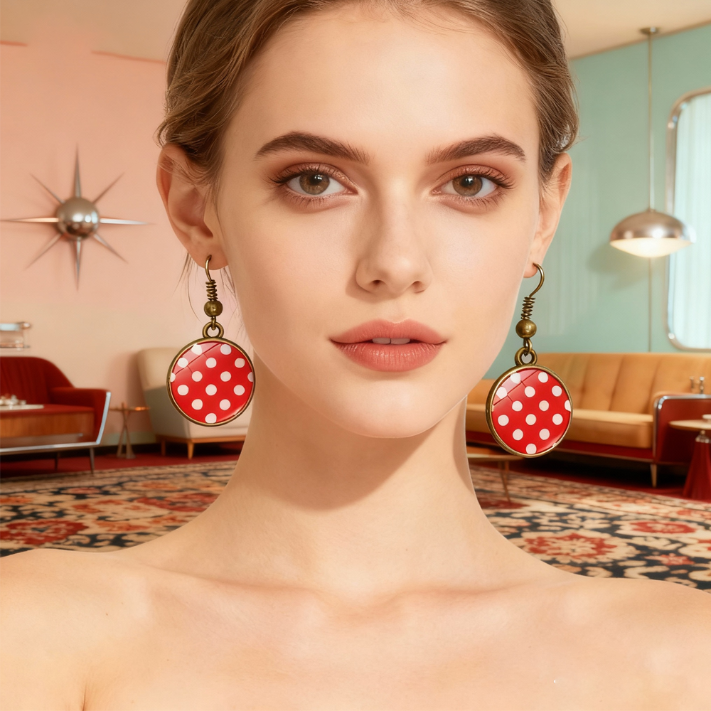 PESENAR 1950s Style Red White  - Women'S Accessories In The 1950S review and price