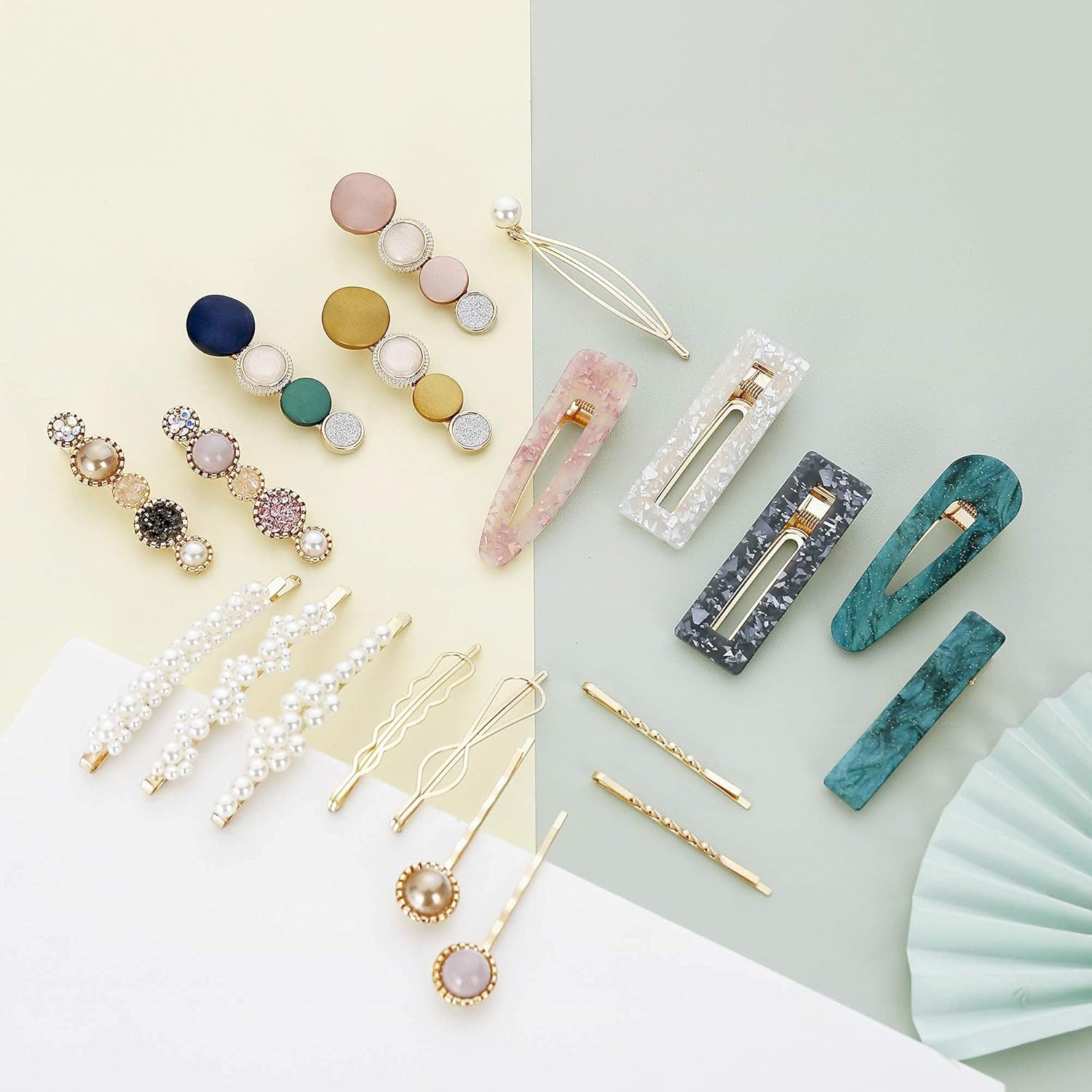 20 Pcs Pearl Acrylic Resin Hai - Women Accessories Images review and price