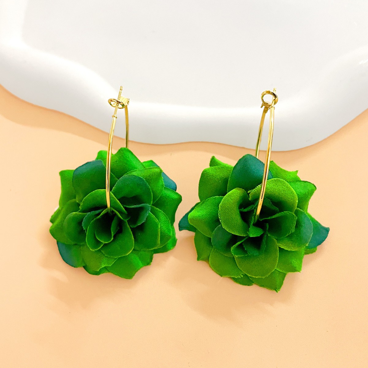 Exaggerated Hoop Earrings Red  - Women'S Accessories Jewelry Sale review and price