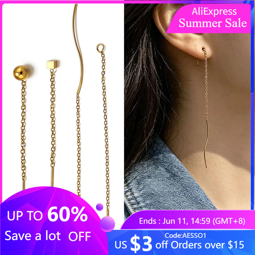 10pcs Stainless Steel Long Ear - Women Accessories Gift Set review and price