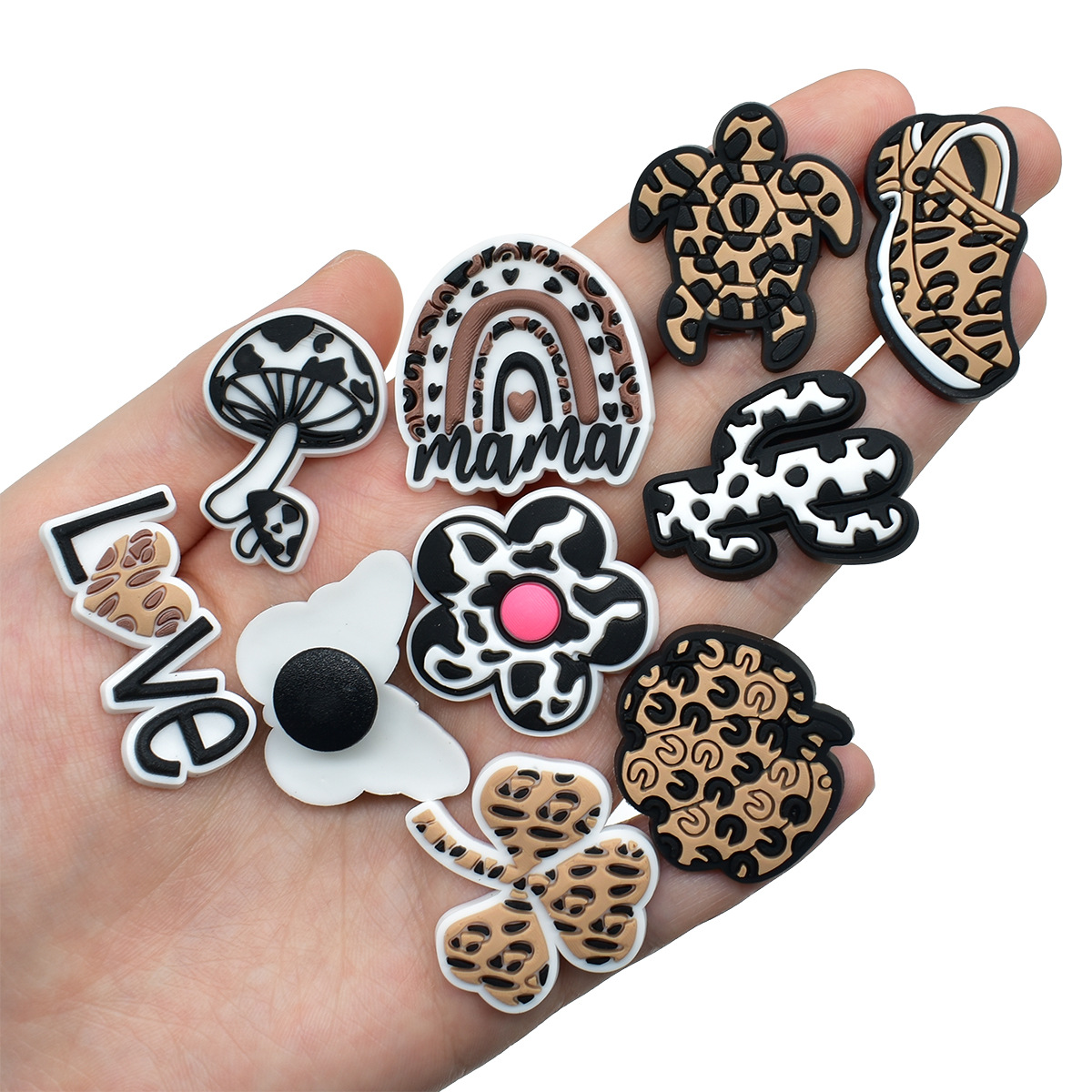 Leopard Print Shoe Charms for  - Women'S Accessories Crocs review and price