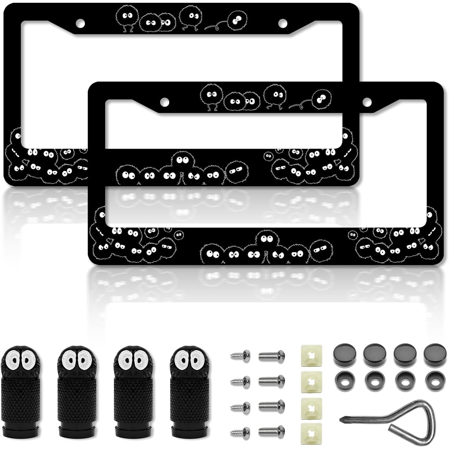 Soot Sprites License Plate Fra - Women Accessories Images review and price