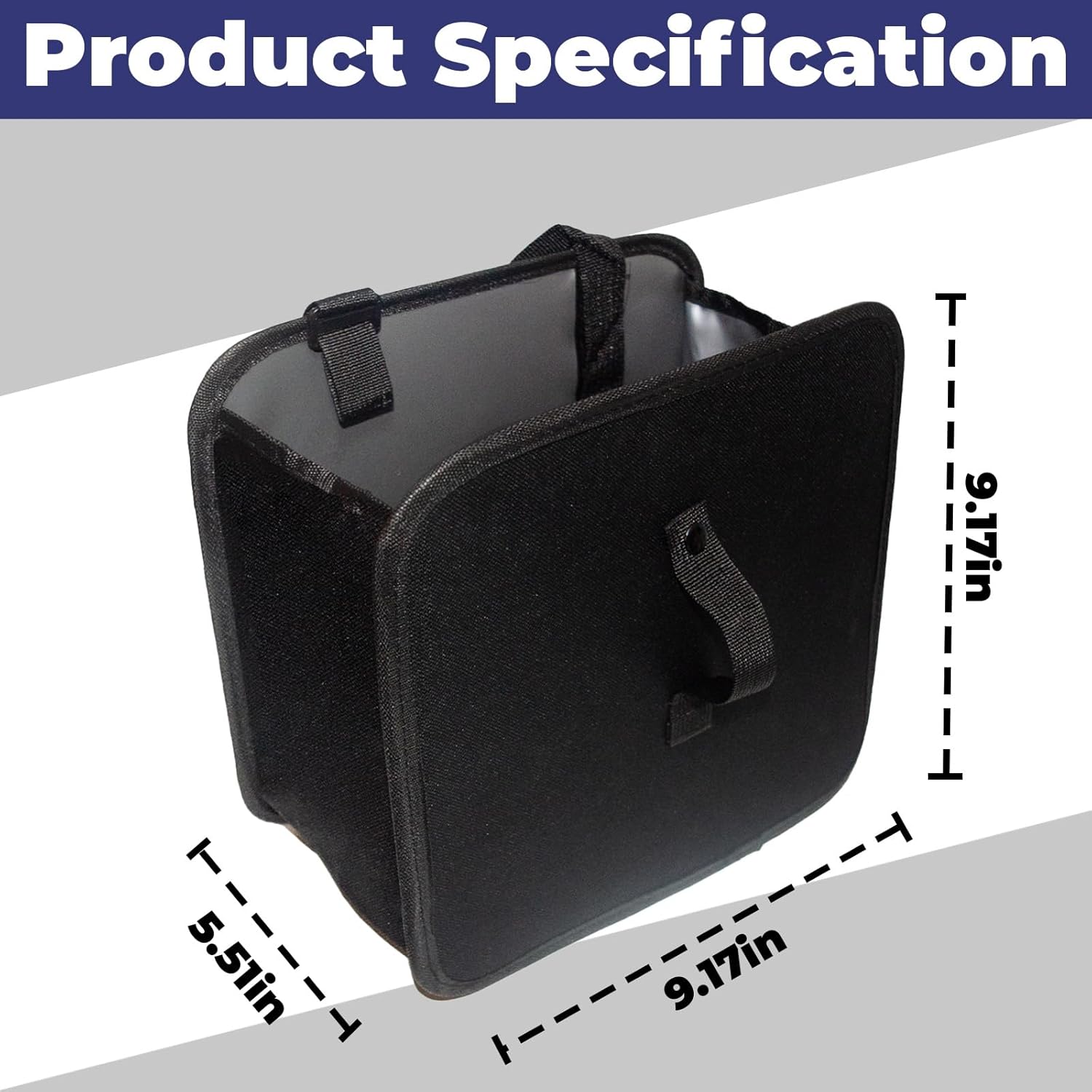 Foldable Car Trash Can, 2 Gall - Women Accessories Images review and price