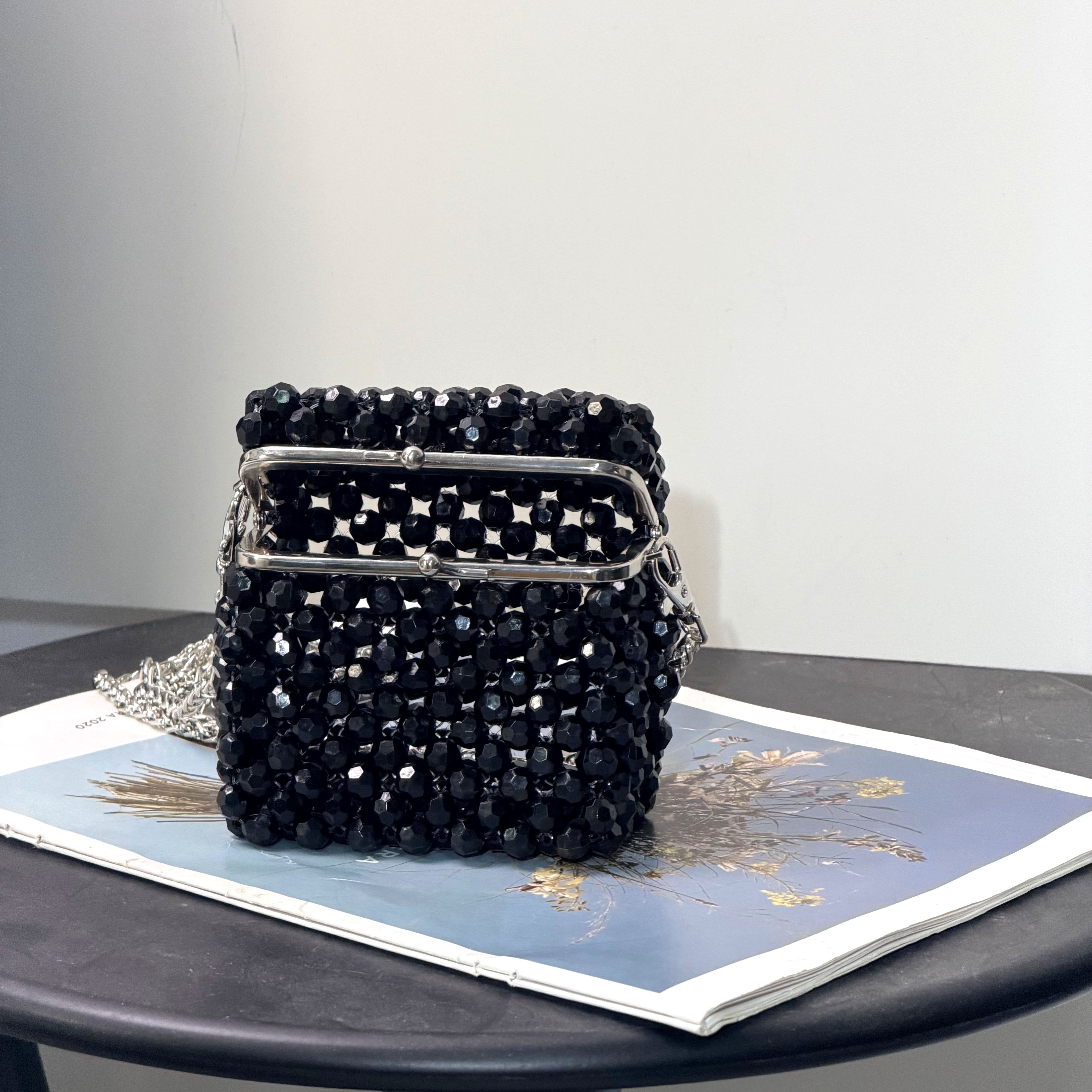 Vintage Black Beaded Clutch Ba - Women'S Accessories Purse review and price