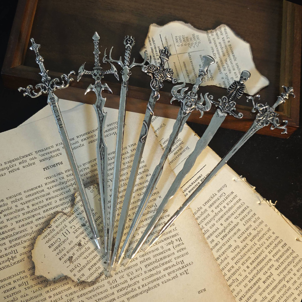 1pc Gothic Style Metal Sword H - Hair Fork Stick review and price