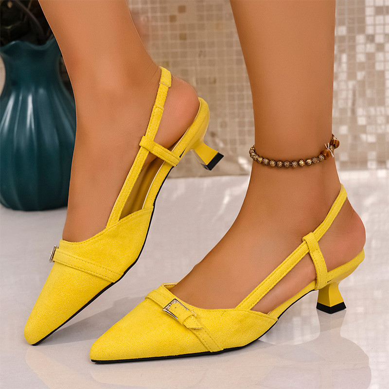 Fashion Yellow High Heels Sand - Women'S Accessories Trends 2025 review and price