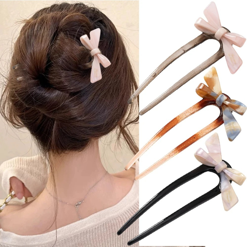 1 piece, sweet bow U-shaped ha - Women Accessories Shop review and price