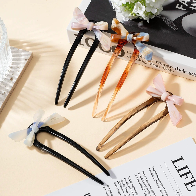 1 piece, sweet bow U-shaped ha - Women Accessories Shop review and price