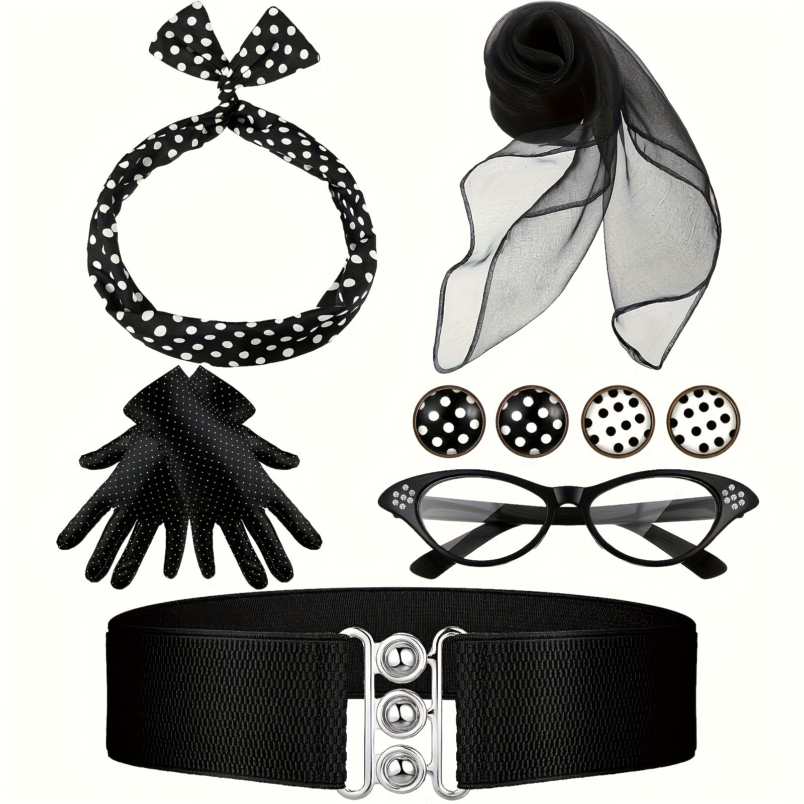 50s 80s Disco Party Costume Ac - Women'S Accessories In The 1950S review and price