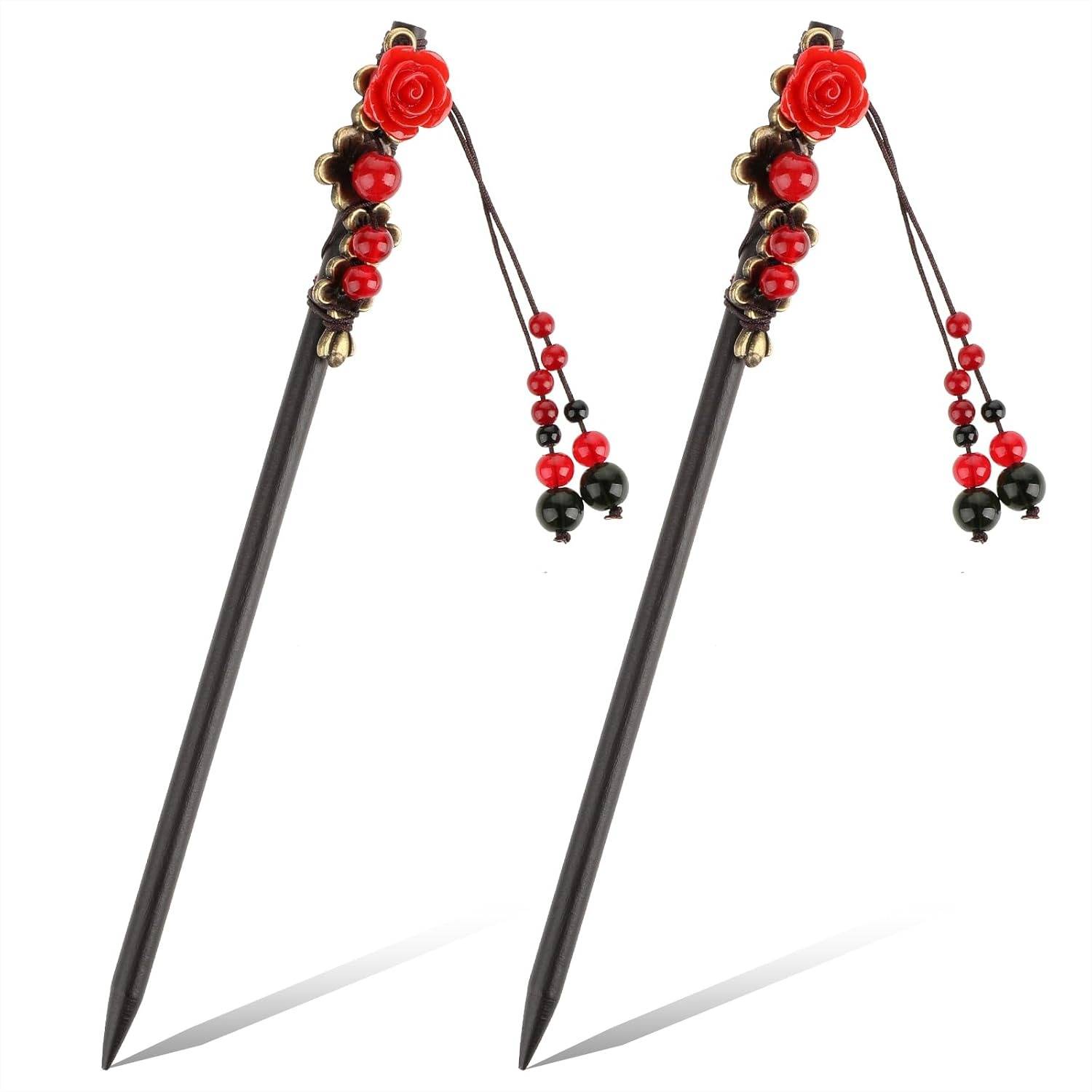 2 Pack Chinese Hair Sticks Woo - Women Accessories Images review and price