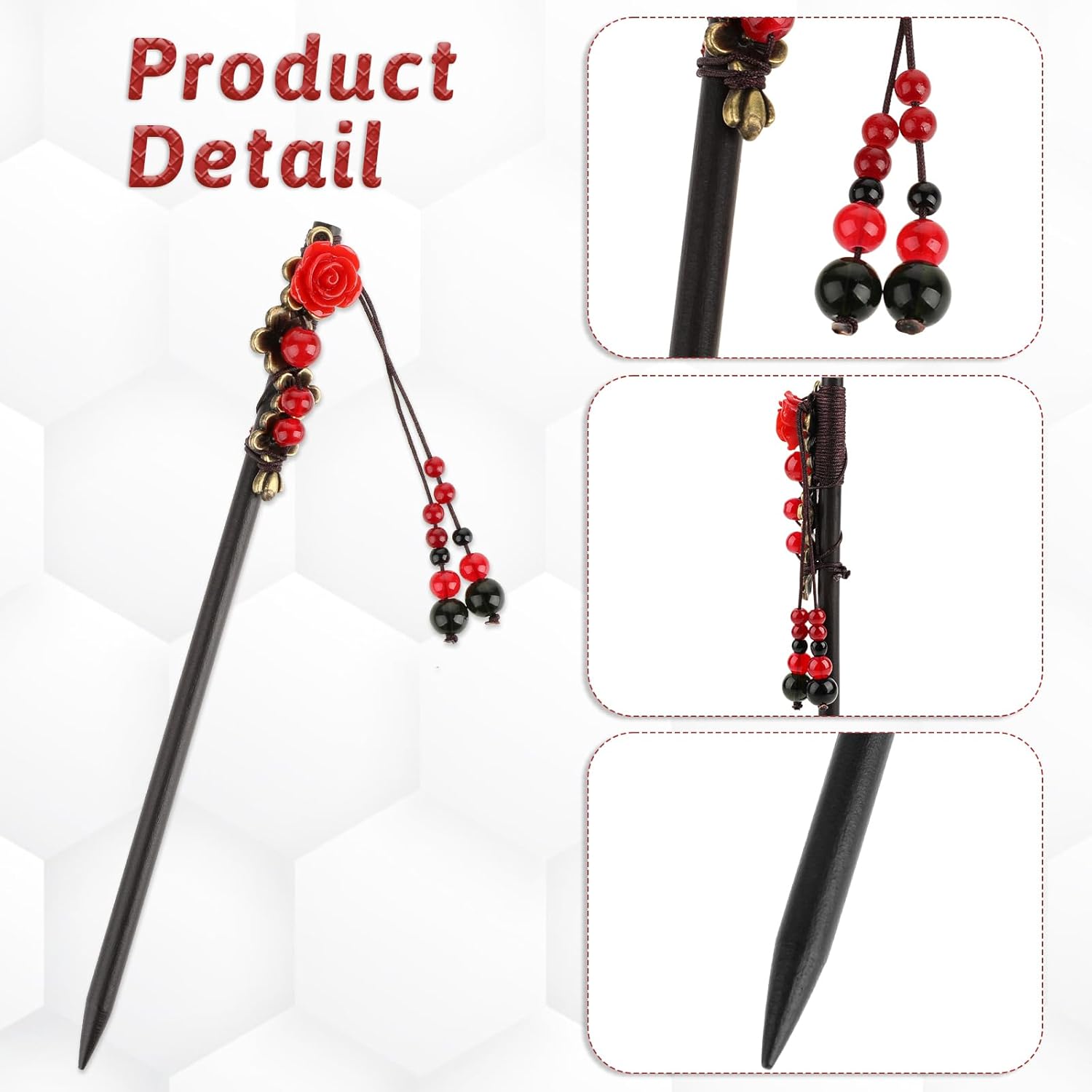 2 Pack Chinese Hair Sticks Woo - Women Accessories Images review and price