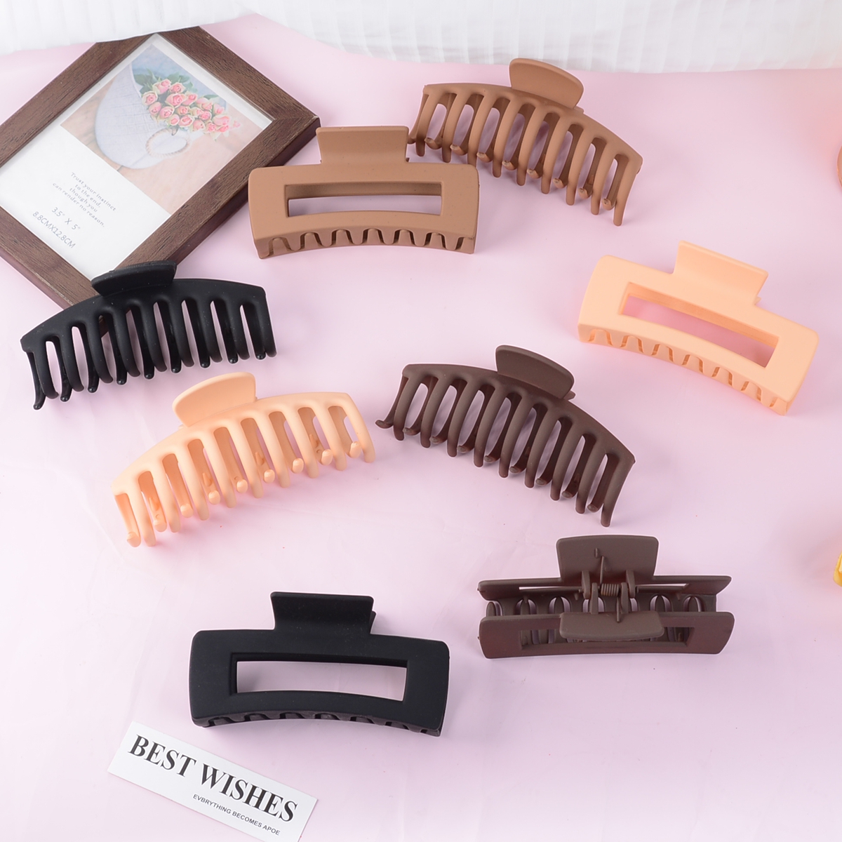 Black Hair Clips for Women - 8 - Hair Claw Clip Set review and price