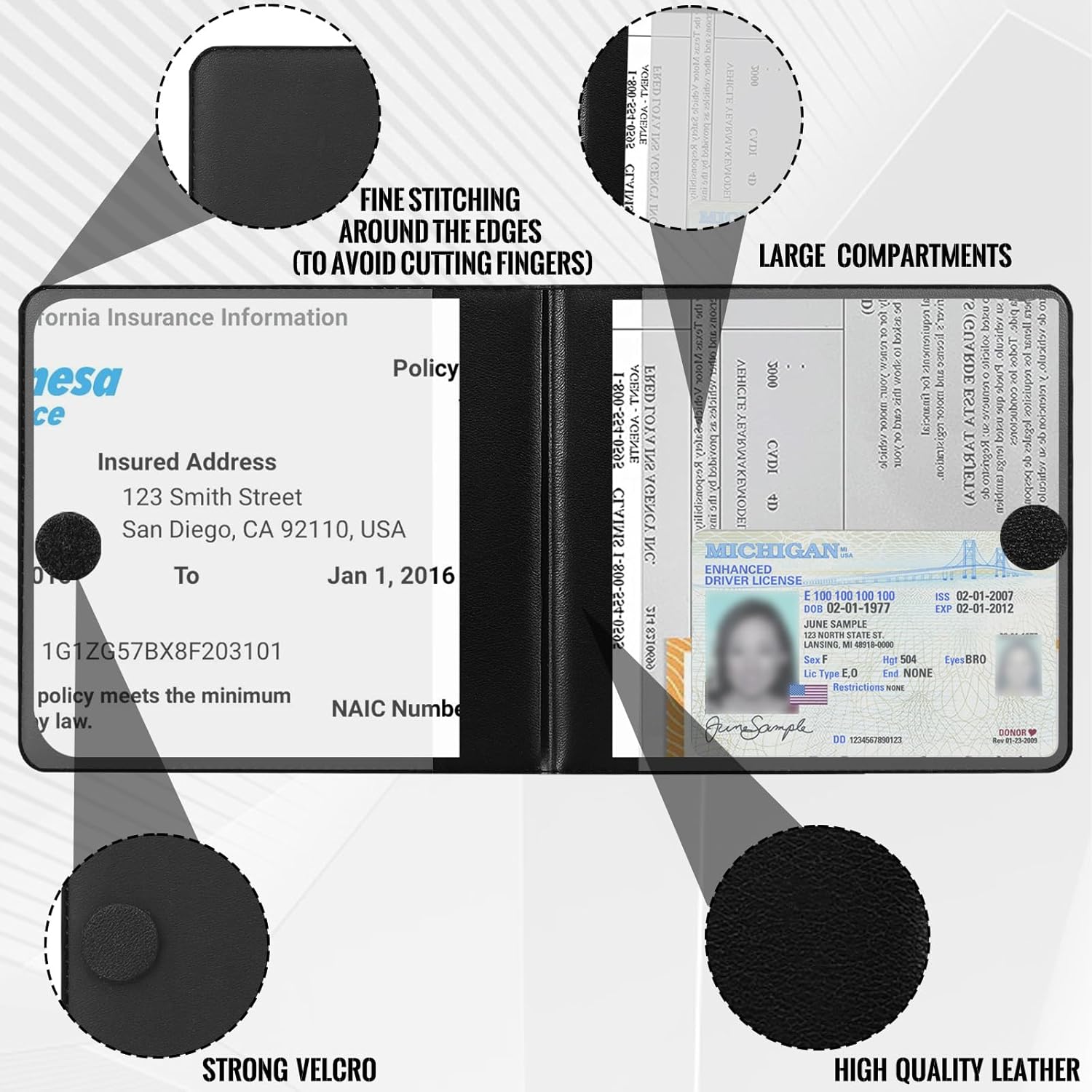 Car Registration Holder, 4-Pac - Women Accessories Images review and price