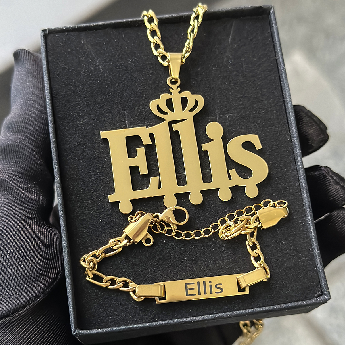 Custom Little Boy Name Necklac - Women Accessories Gift Set review and price
