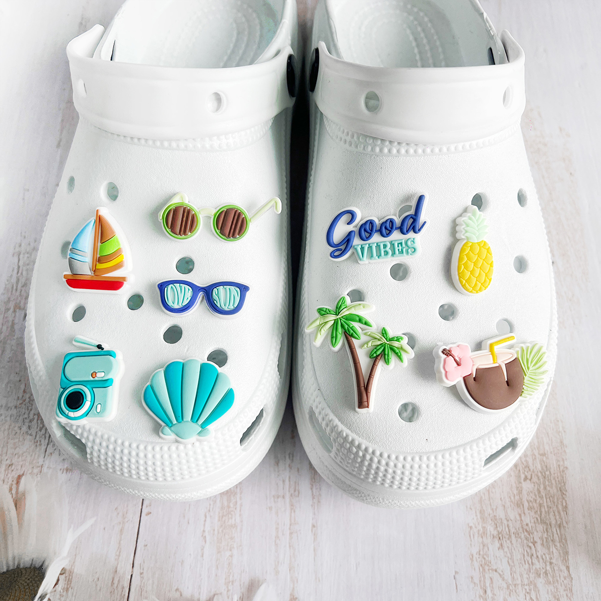 Summer Beach Coco Shoe Charms  - Women'S Accessories Crocs review and price