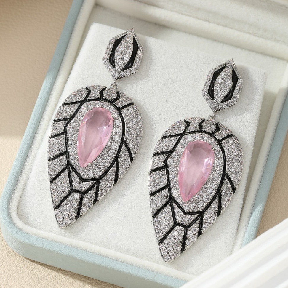 Emerald Leaf Micro-Inlaid Zirc - Women Accessories Gift Set review and price