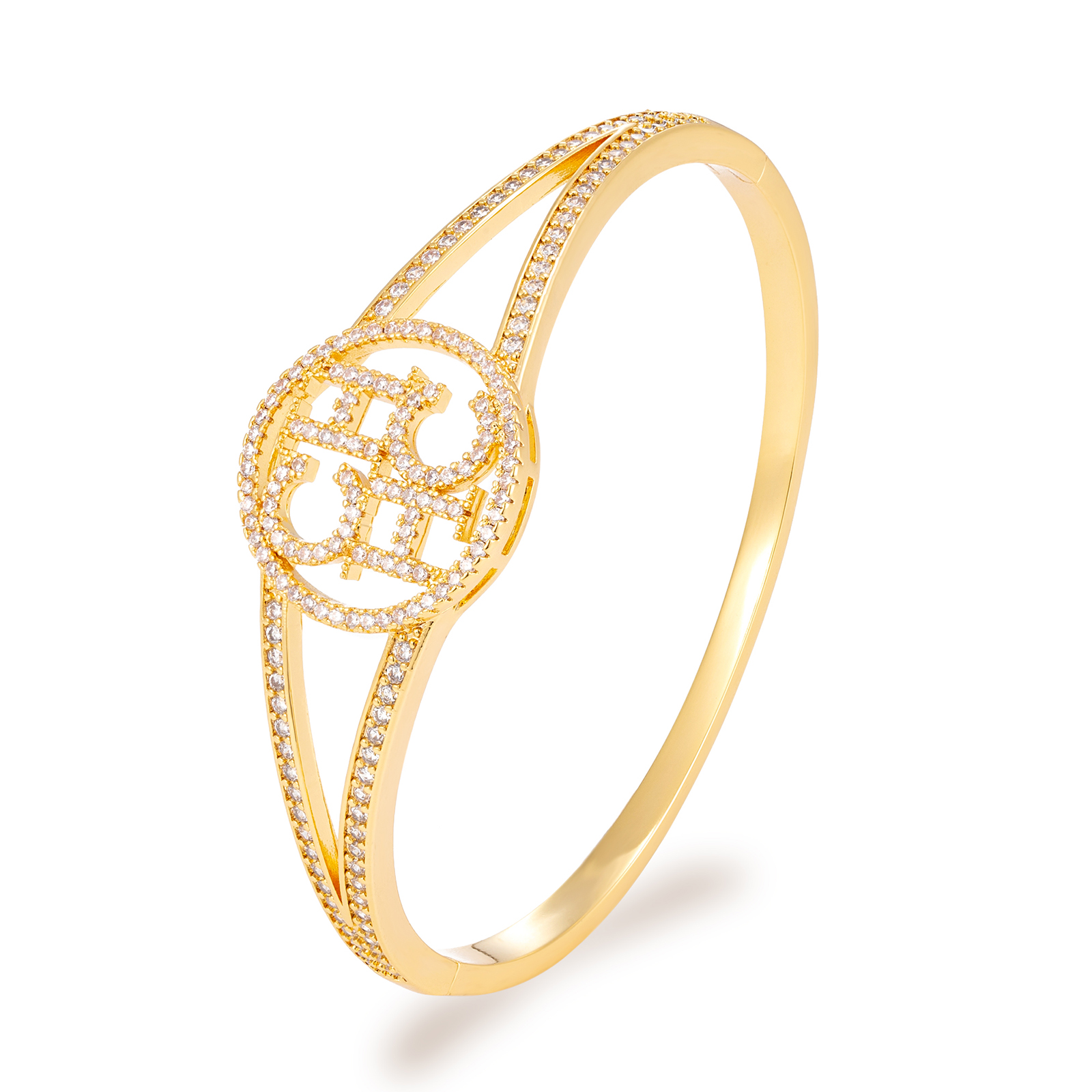 CH Elegant Full Paved CH Logo  - Women Accessories Logo review and price