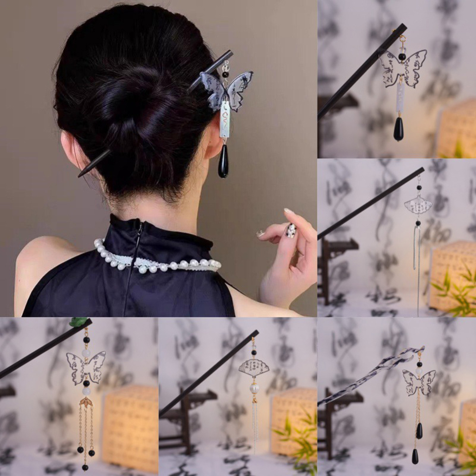 Vintage Wooden Hairpin For Wom - Women Accessories Shop review and price