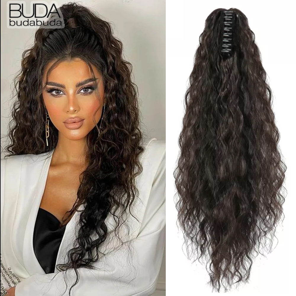 Curly Wavy Ponytail Hair Exten - Hair Claw Clip Set review and price