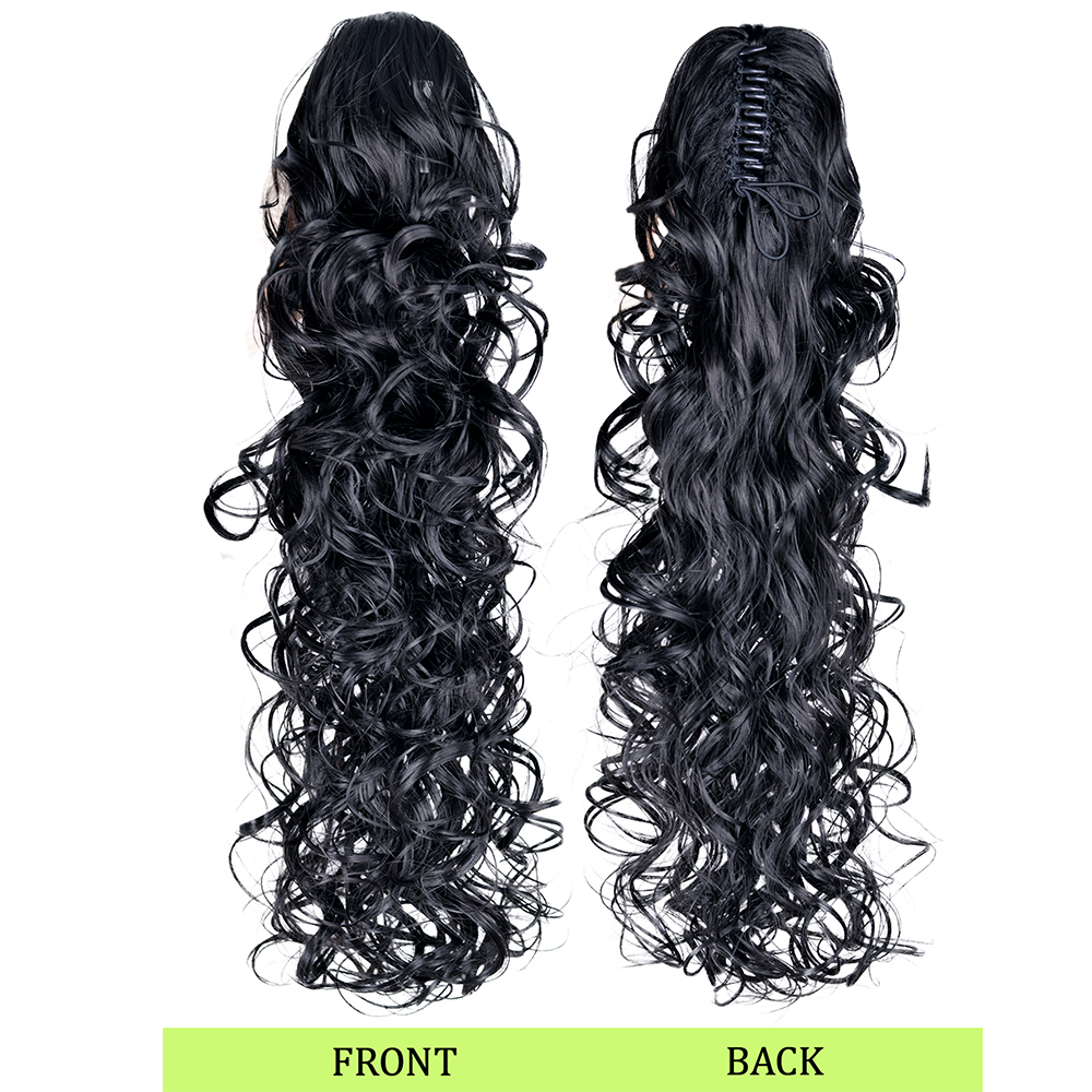 Curly Wavy Ponytail Hair Exten - Hair Claw Clip Set review and price