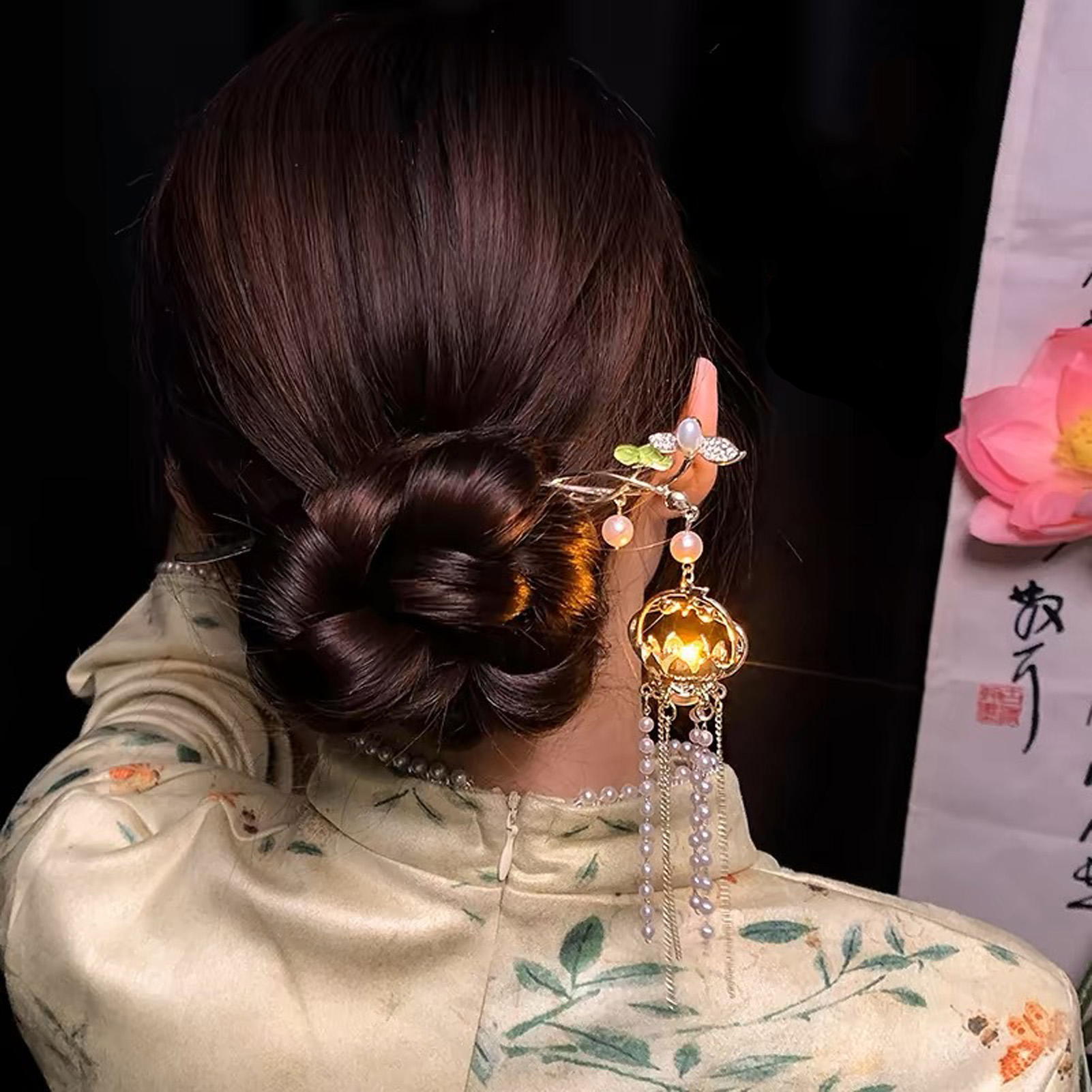 Luminous Flower Hairpin For Wo - Women Accessories Shop review and price
