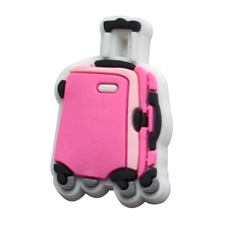 Pink Suitcase Shoe Charms for  - Women'S Accessories Crocs review and price