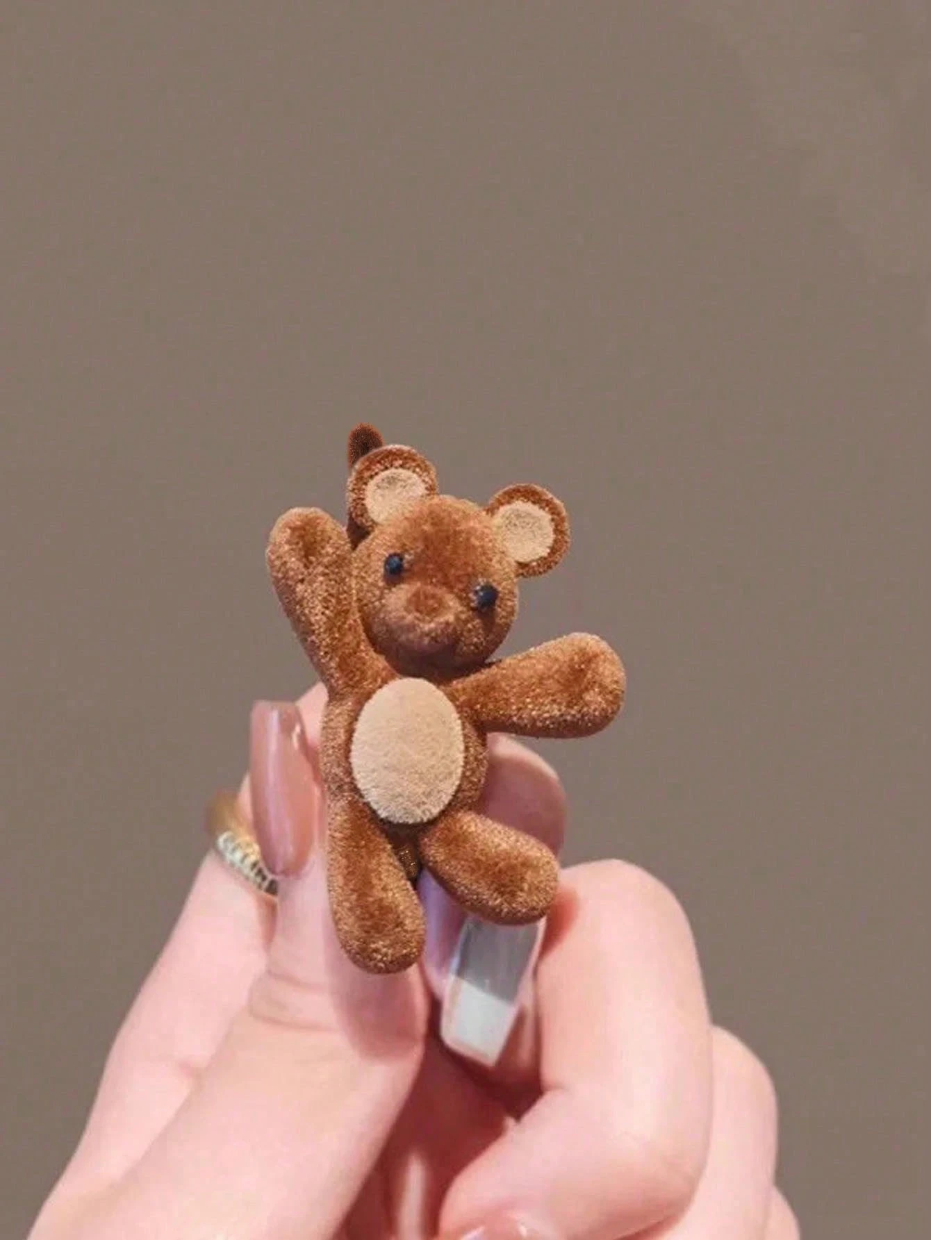 Cute Velvet Bear Hair Clip For - Hair Claw Clip Set review and price