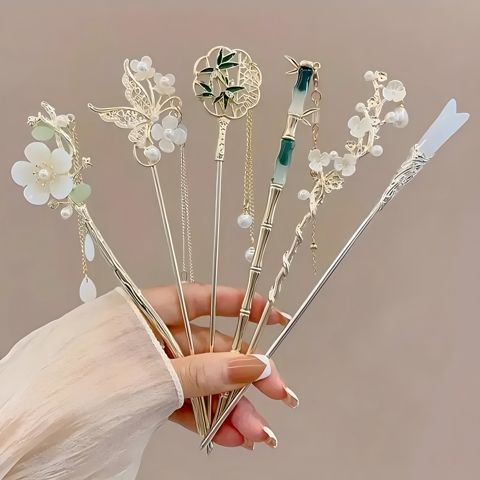 1/6pcs Elegant Chinese Style T - Women Accessories Shop review and price