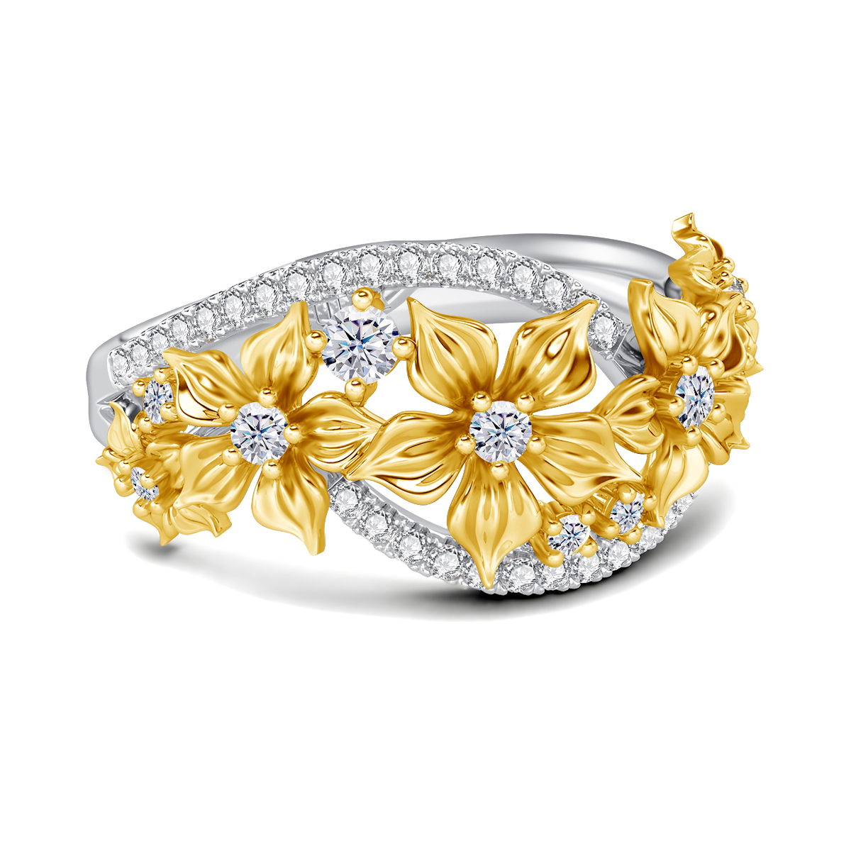 Unique Trending Flower Moissan - Women'S Accessories Jewelry Sale review and price