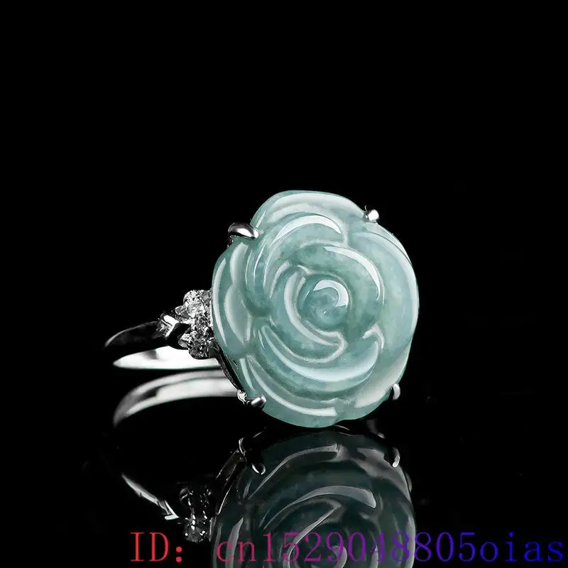 Blue Real Jadeite Rose Jewelry - Women Accessories Gift Set review and price