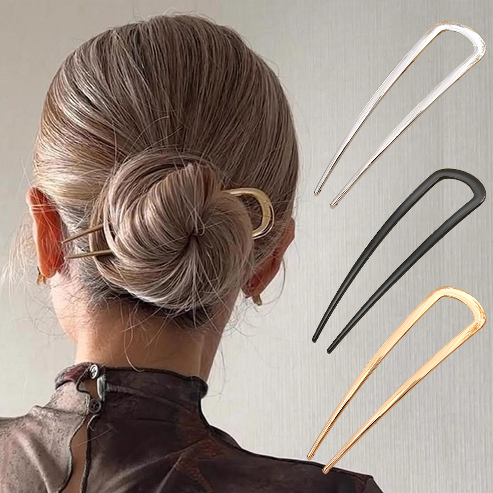 New Simple U Shaped Hair Forks - Hair Fork Stick review and price